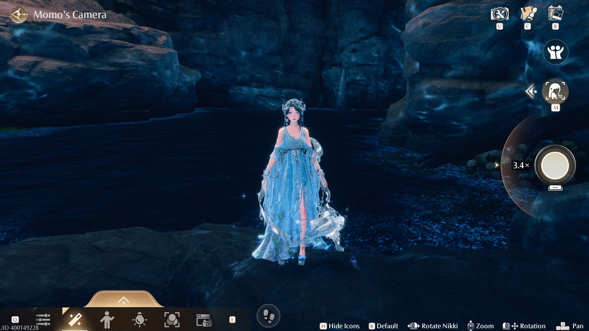 Take a photograph of the 'Blue Tears' found in the lake (Image via Sportskeeda Gaming/Infold Games)